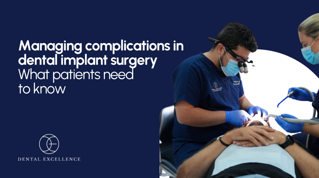 Managing complications in dental implant surgery